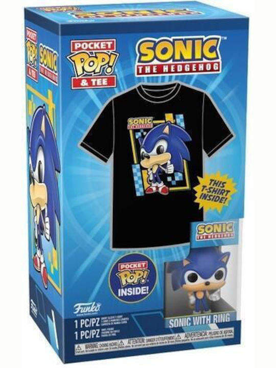 Funko Pop! Tees Games: Sonic (L) (L) Flocked