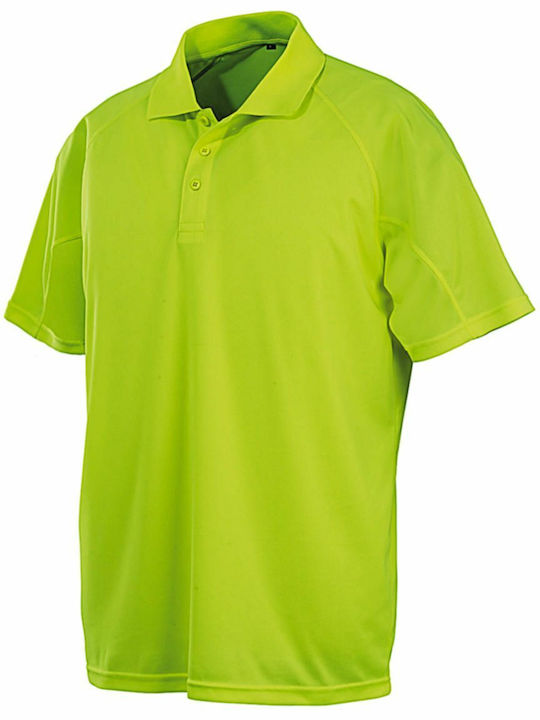 Result S288X Men's Short Sleeve Promotional Blouse Green S288X