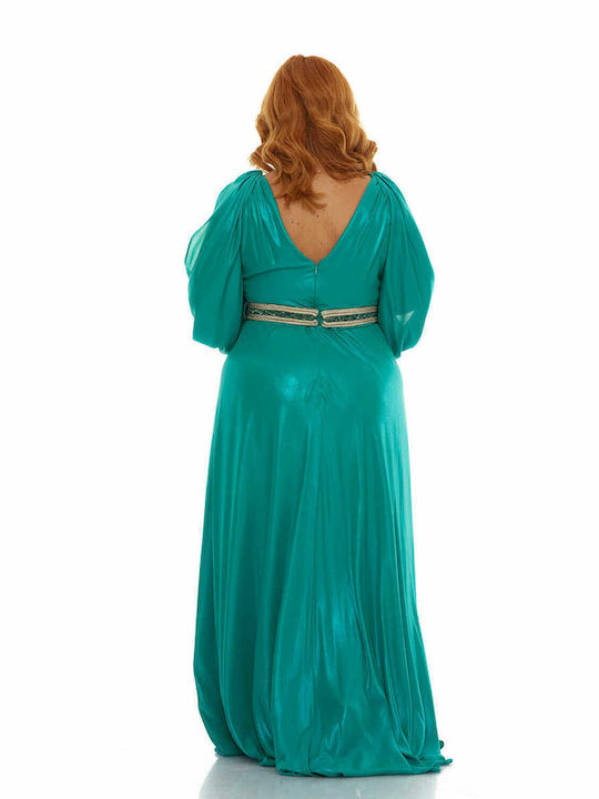 RichgirlBoudoir Maxi Dress for Wedding / Baptism Green