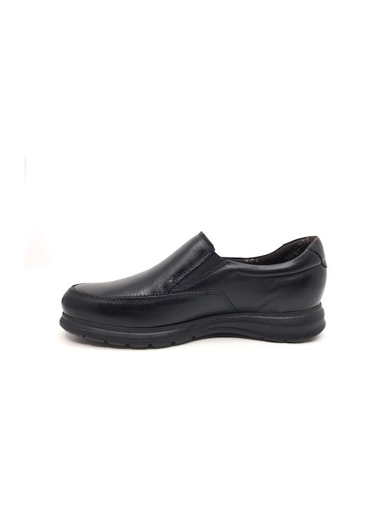 Fluchos Piele Pantofi casual pentru bărbați Negre