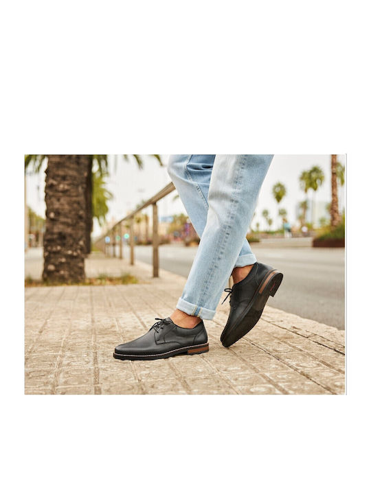 Men's Leather Casual Shoes Black