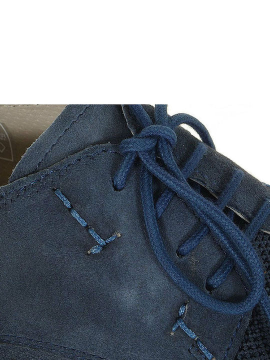 Canguro Leder Herren Freizeitschuhe Anatomisch Blau