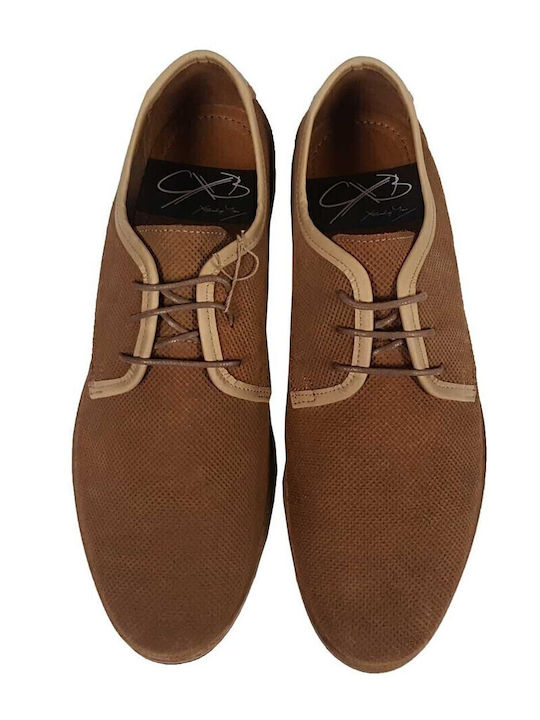 Men's Leather Casual Shoes Tabac Brown