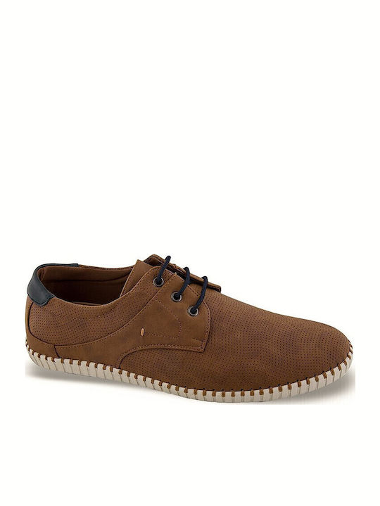 Leder Herren Freizeitschuhe Anatomisch Tabac Braun