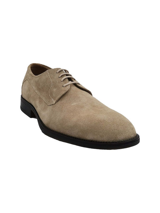 Gallen Men's Leather Casual Shoes Beige