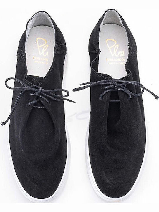 Suede Ανδρικά Casual Παπούτσια Μαύρα