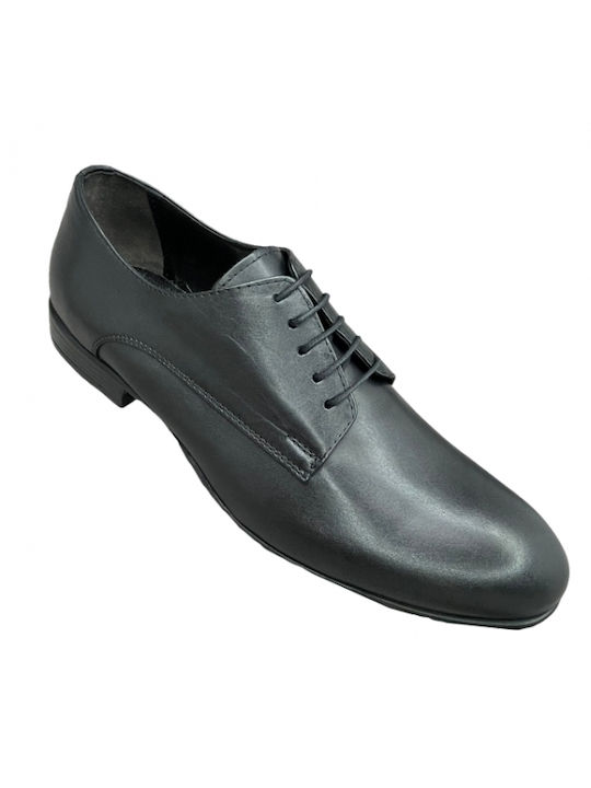 Smart Steps Leder Herren Freizeitschuhe Schwarz