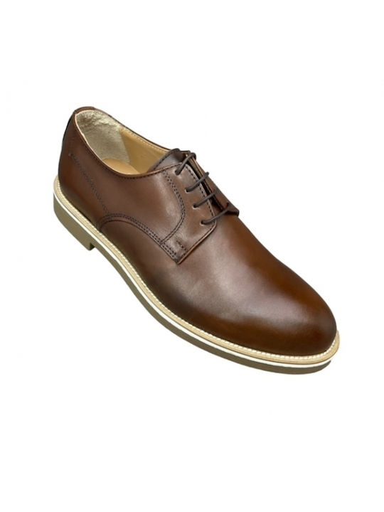 Smart Steps Men's Leather Casual Shoes Brown