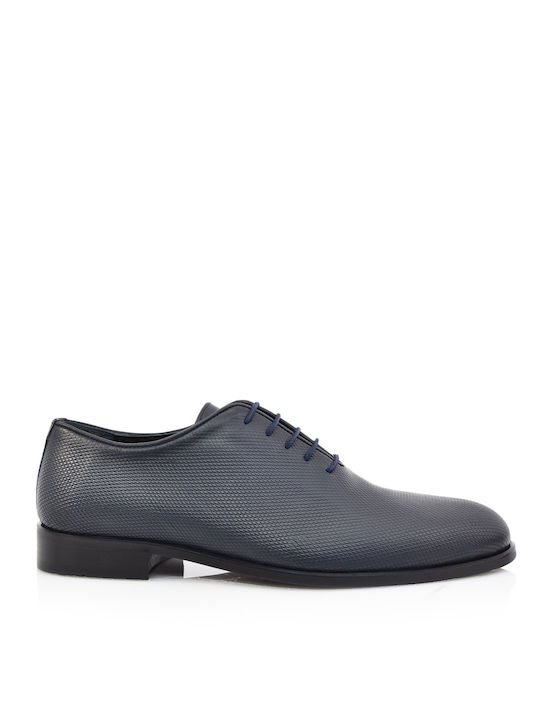 Vice Footwear Men's Leather Casual Shoes Blue