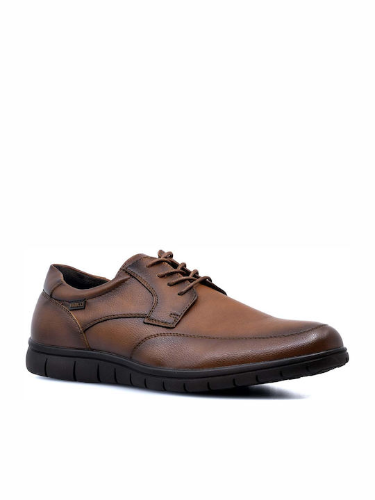 Papistas Kids Men's Synthetic Leather Casual Shoes Tabac Brown