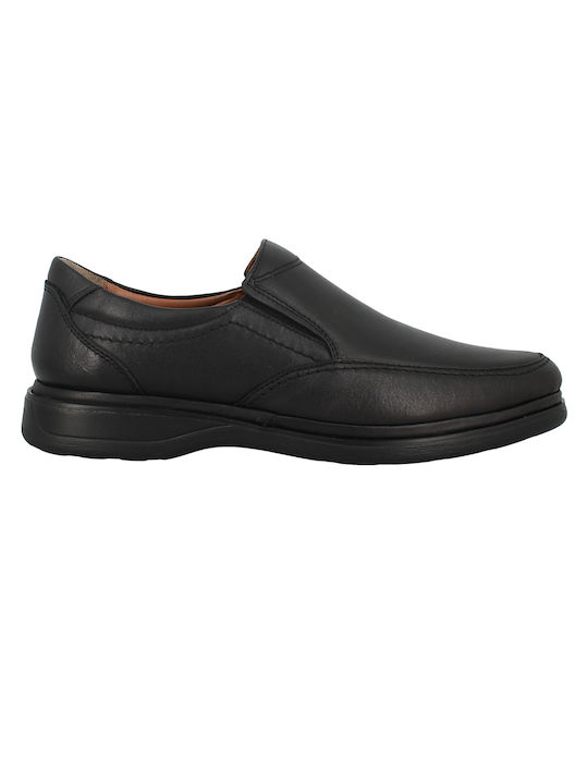 Antonello Men's Leather Casual Shoes Black