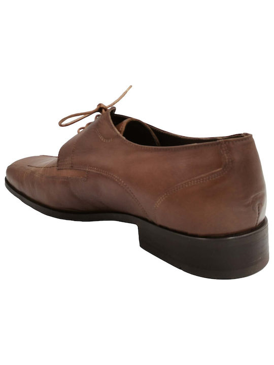 Derma Shoes Piele Pantofi casual pentru bărbați Maro