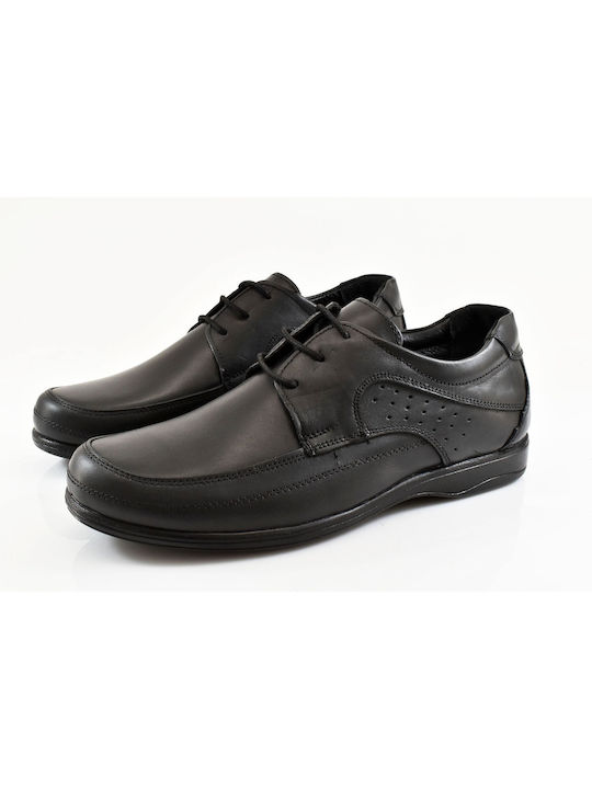 Gale Leder Herren Freizeitschuhe Schwarz