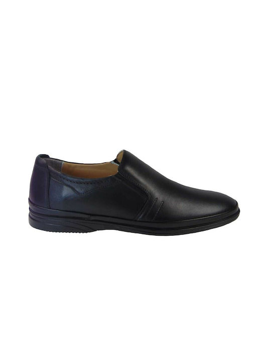 TsimpolisShoes Piele Pantofi casual pentru bărbați Anatomic Negre