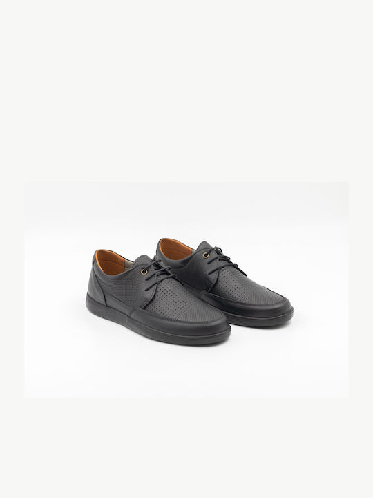 Cosi Shoes Leder Herren Freizeitschuhe Schwarz