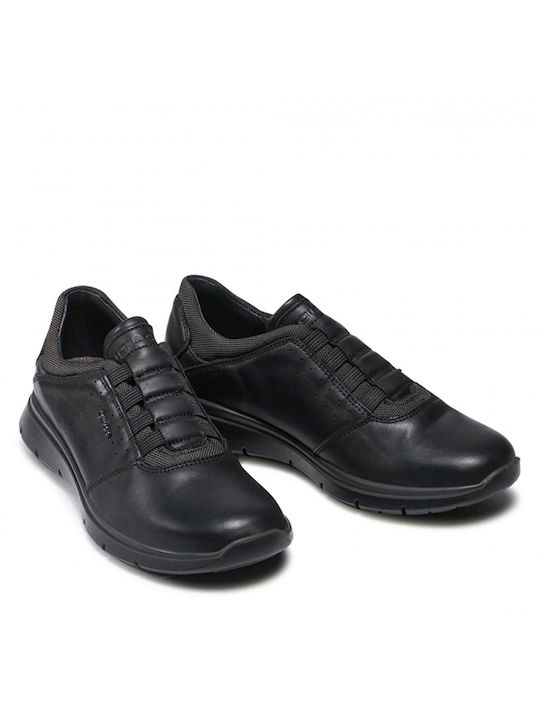 Igi & Co Leder Herren Freizeitschuhe Schwarz