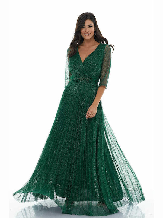 RichgirlBoudoir Maxi Dress for Wedding / Baptism Green