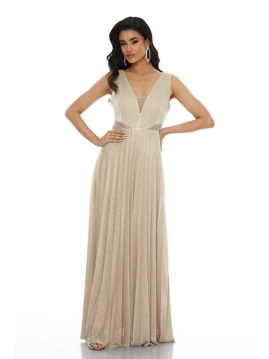 RichgirlBoudoir Sommer Maxi Kleid für Hochzeit / Taufe Gold