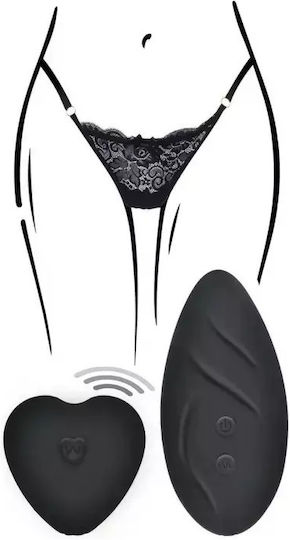 ToyJoy Angel Panty Vibe Klitoris Vibrator mit Fernbedienung 9.3cm Schwarz