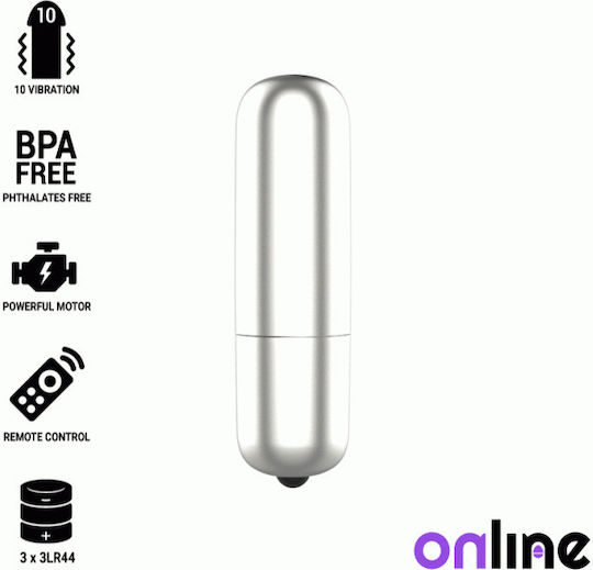 Vibrator Bullet Mini Bullet Vibe 6.2cm Silver