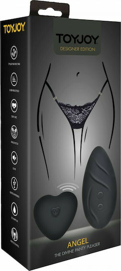 ToyJoy Angel Panty Vibe Klitoris Vibrator mit Fernbedienung 9.3cm Schwarz