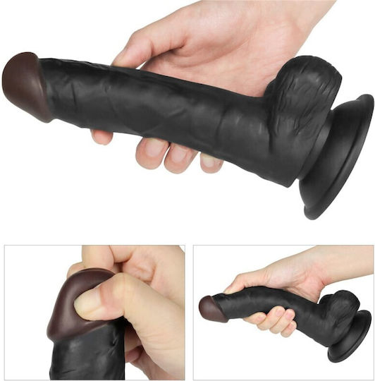 Lovetoy Easy Strapon Set Harness με Dildo 18cm σε Μαύρο Χρώμα