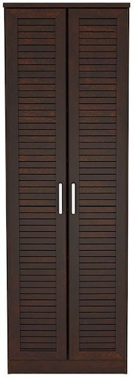 Ξύλινη Sante με 7 Ράφια Καρυδί 60x37x183cm 123-000202 Ξύλινη Sante με 7 Ράφια Καρυδί 60x37x183cm 123-000202