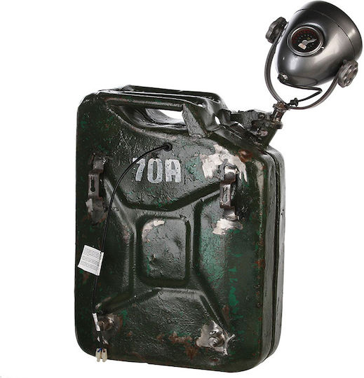 SPECIAL OBJECTS "Petrol Can" Декоративна Лампа с Цокъл за Крушка E27 Зелен SPECIAL OBJECTS "Petrol Can" Декоративна Лампа с Цокъл за Крушка E27 Зелен