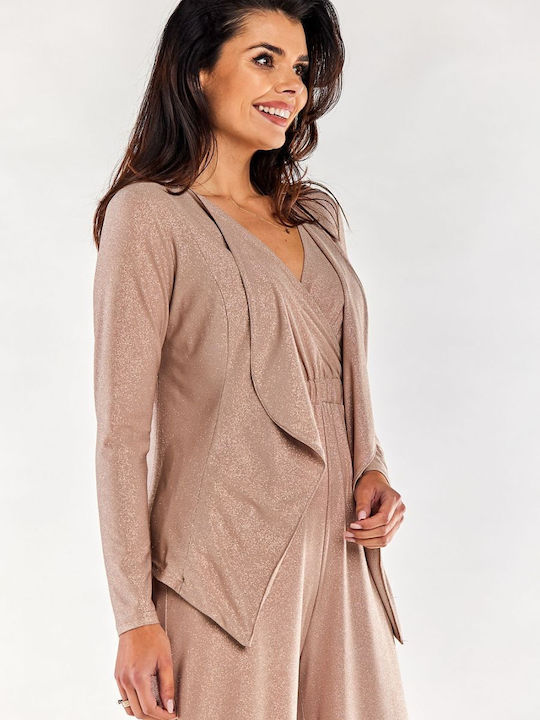 Awama Women's Cardigan Beige