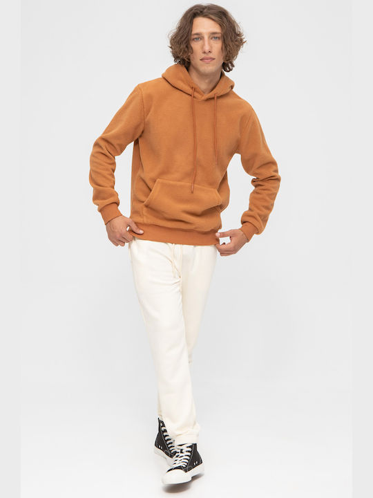 Aristoteli Bitsiani Men's Sweatshirt with Hood Brown