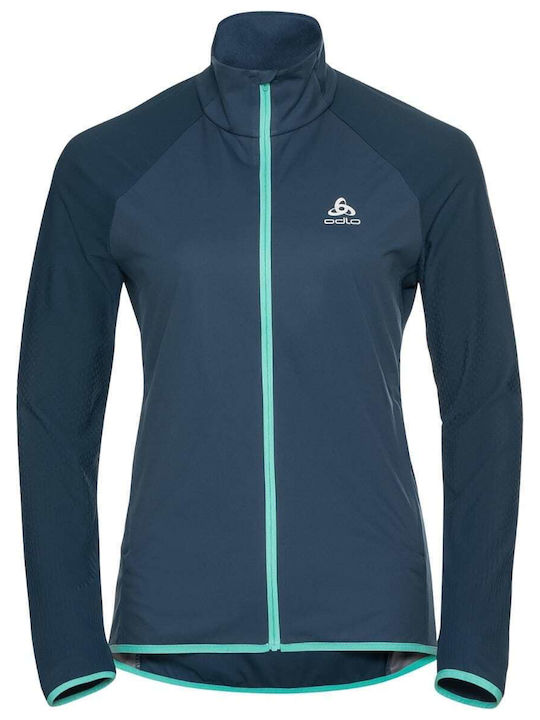 Zeroweight Warmer Softshell Damen Jacke Marineblau