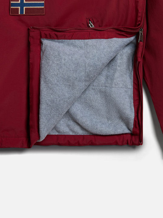 Rainforest Pocket 2 Winter Jacke Wasserdicht und Winddicht Burgundisch