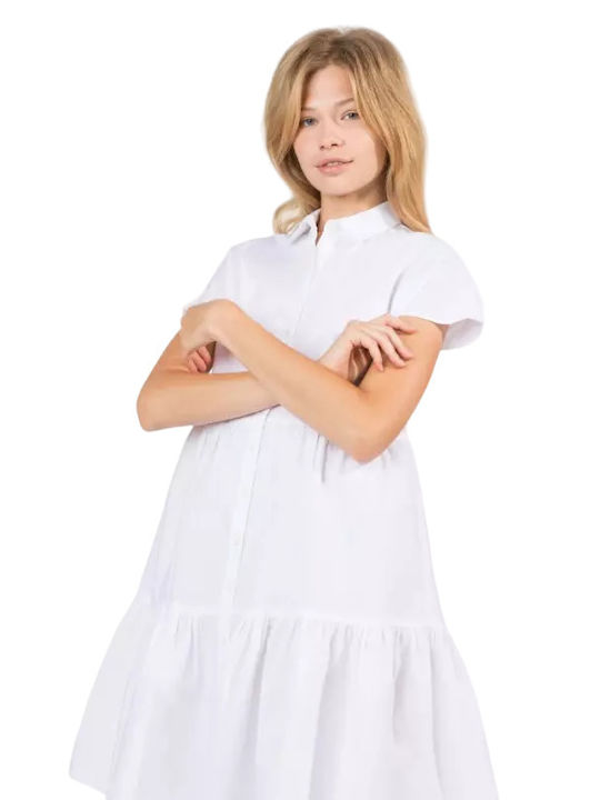 Summer Mini Dress White