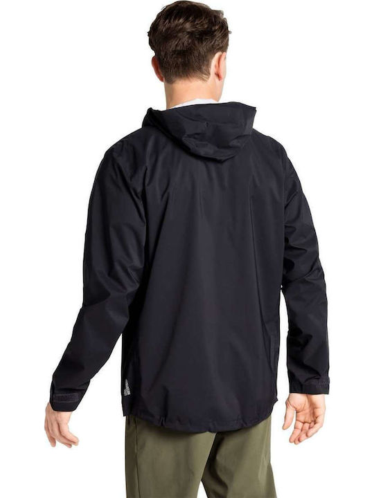 Winter Jacke Hardshell Wasserdicht und Winddicht Schwarz