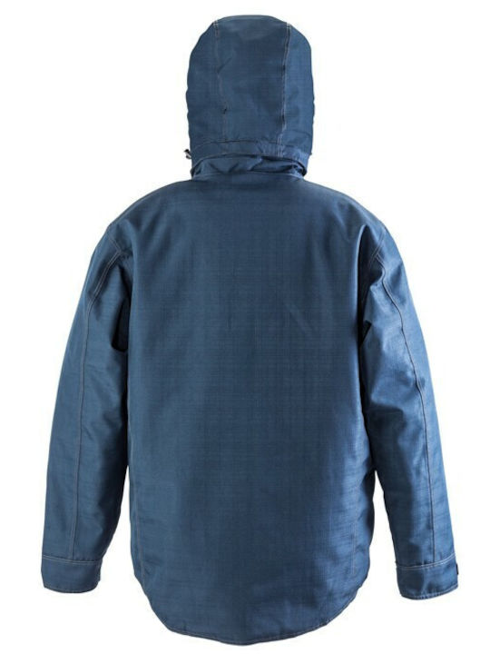 Winter Jacket Waterproof Navy Blue