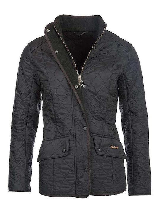 Cavalry Women's Short Puffer Jacket for Winter Black