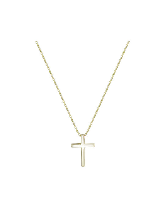 Kiriakos Gofas Gold Cross 14K with Chain