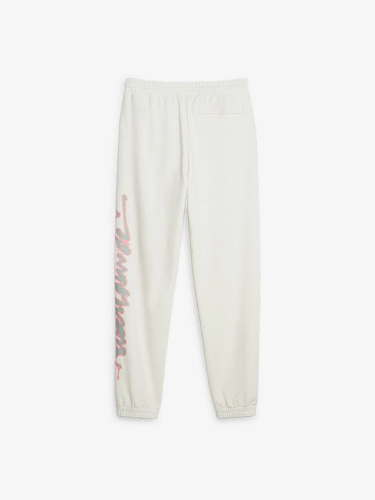 Puma Men's Sweatpants with Rubber White