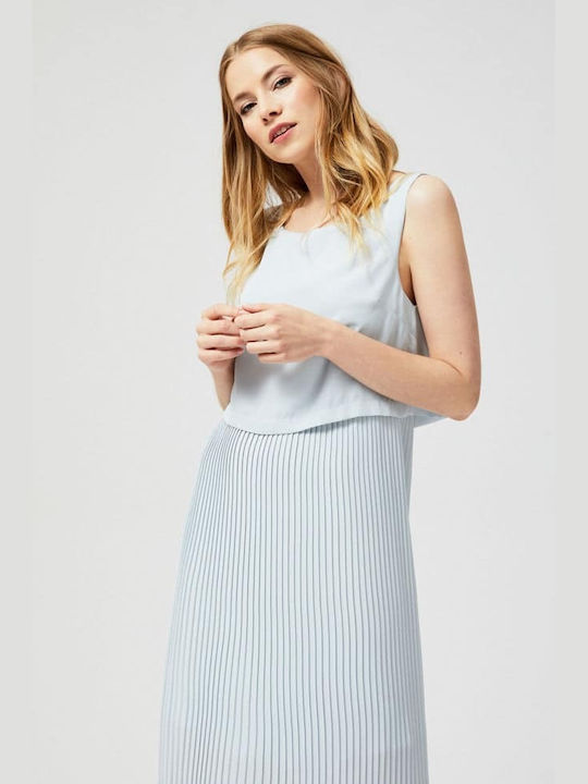 Make your image Summer Midi Dress Light Blue