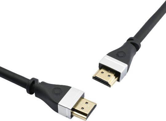 Oehlbach HDMI 2.1 Ultra High Speed 48Gbps 4K 120Hz HDR VRR Kabel HDMI-Stecker - HDMI-Stecker 5m Schwarz