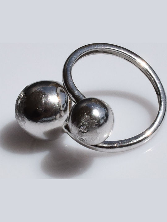 Bizoutaki Ring with Zircon made of Silver Bizoutaki Ring with Zircon made of Silver