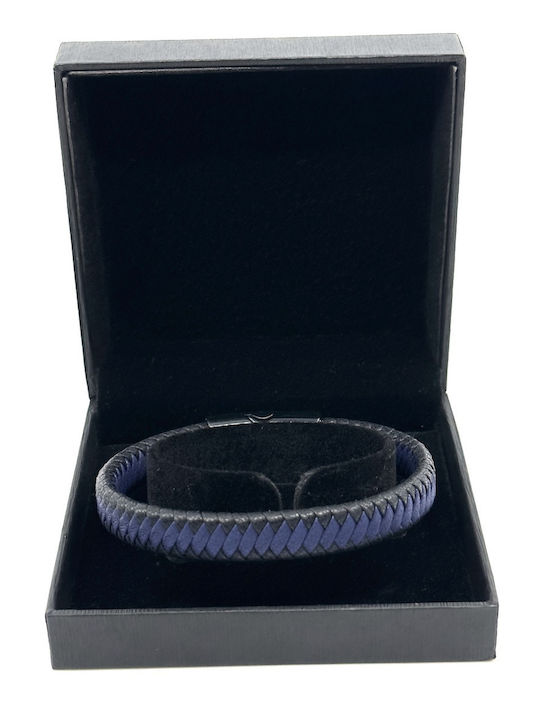Legend Accessories Men's Leather Bracelet 21cm