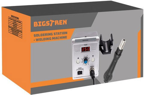 Bigstren Bigstren Soldering Station Electric 700W with Temperature Setting with 3 nozzles of 4, 7 and 9mm diameter