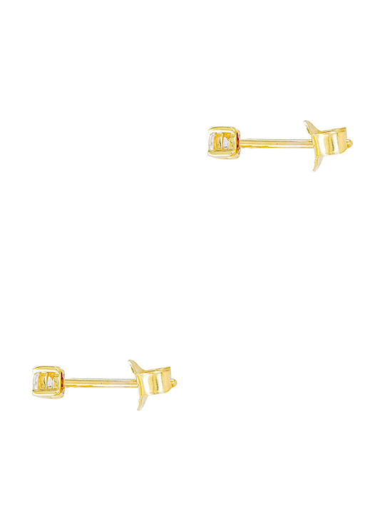 Kiriakos Gofas Ohrringe aus Gold 14K mit Steinen