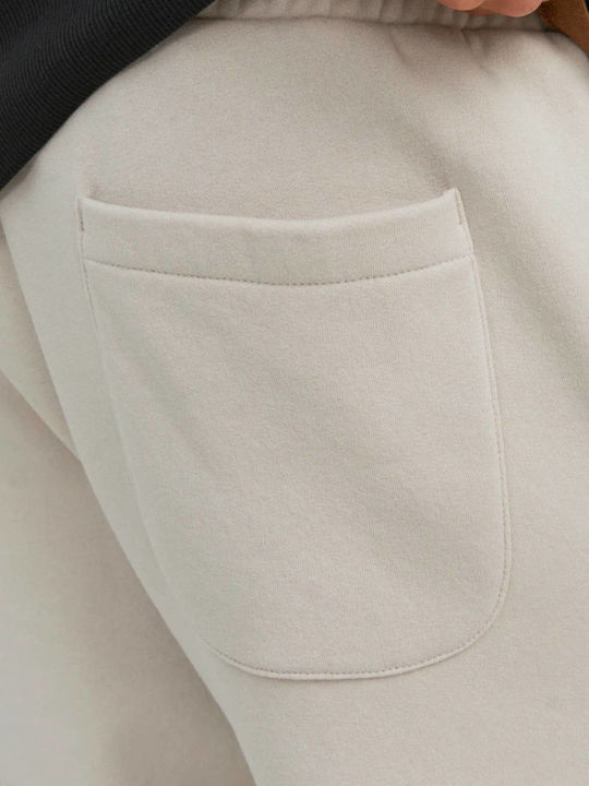 Jogginghose mit Gummizug Beige