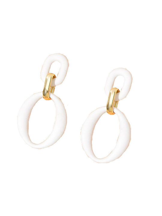 Tatu Moyo Earrings Hoops Gold Plated