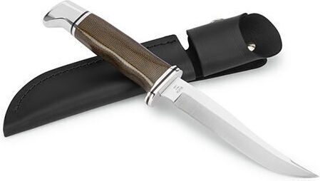 Buck PRO Brown Knife in Leather Sheath