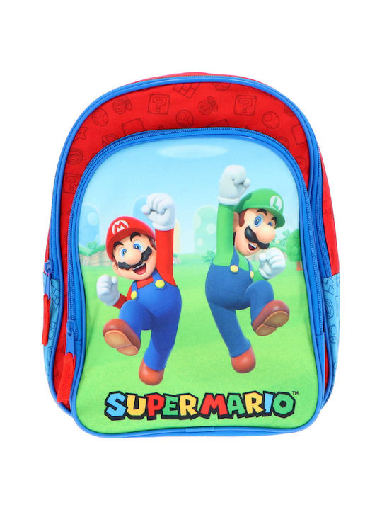 Super Mario Super Mario Schulranzen Rucksack Kindergarten Mehrfarbig