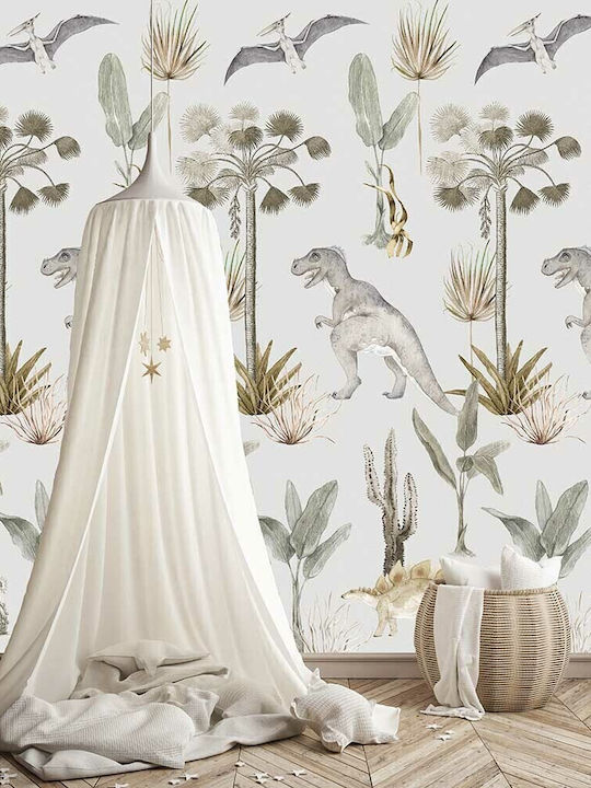 Wall Mural Paper Gray L100xW280cm Washable