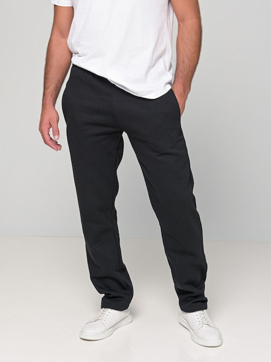 Everbest Men's Sweatpants with Rubber Black B